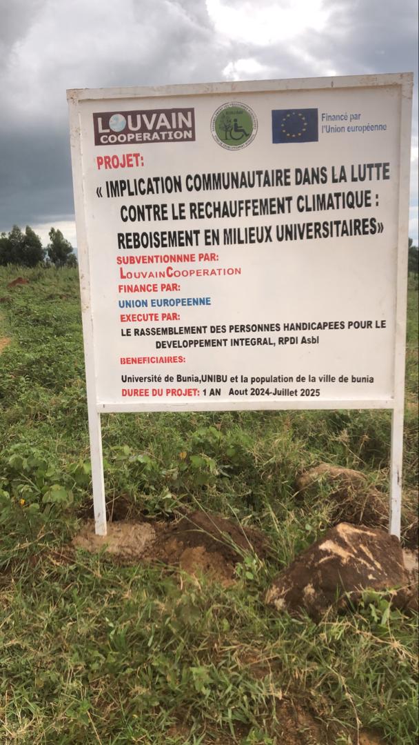 Sensibilisation dans les écoles de sourds de Bunia